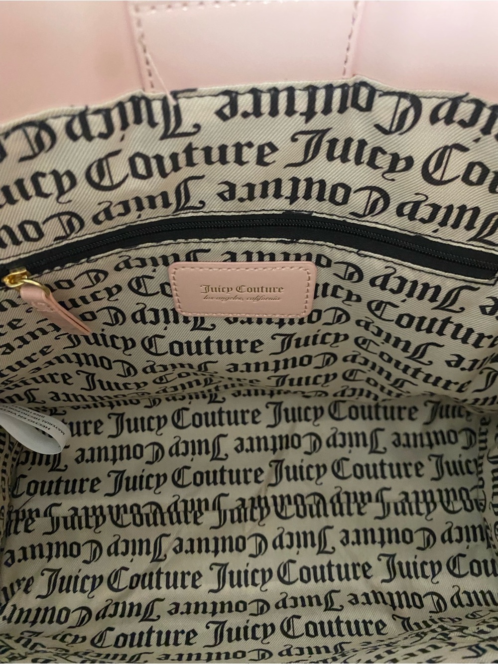 Juicy Couture Pink Patent Bow Purse/Tote Bag - Picture 10 of 10